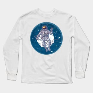 The Moon And Beyond Space Long Sleeve T-Shirt